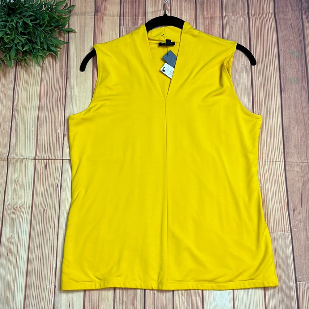 Talbots VNeck Sleeveless Blouse Size Medium New